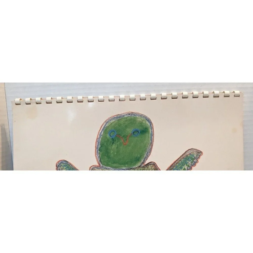 1978 Eskimo Drawings Calendar Inuit Artists Canada Quebec Arctic Wildlife Vtg
